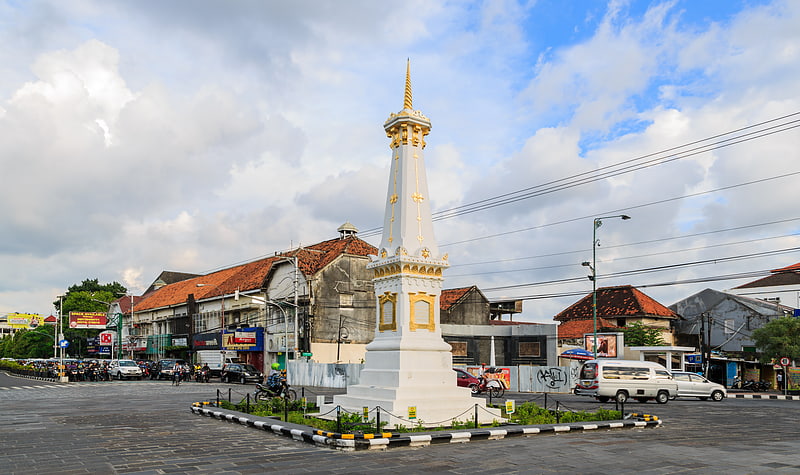 Historical landmark in Yogyakarta, Indonesia