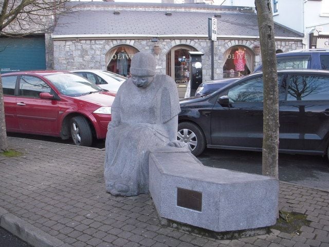 Weathered Woman Sculpture