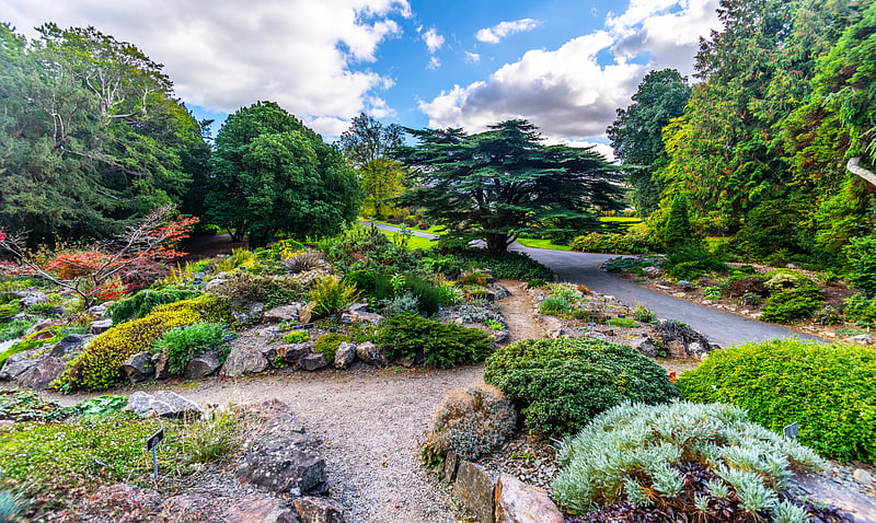 Botanical garden in Dublin, Ireland