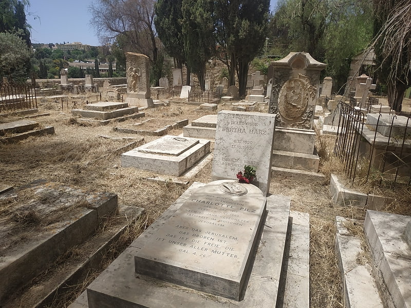 Cemetery in Jerusalem, Israel