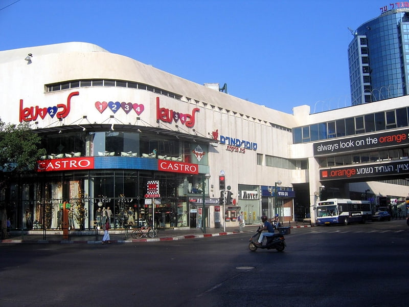 Shopping mall in Tel Aviv, Israel