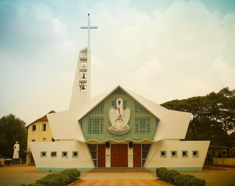 Catholic church in Koonammavu, India