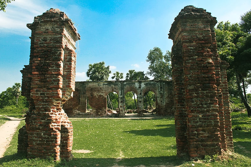 Archaeological site in Veerampattinam, India