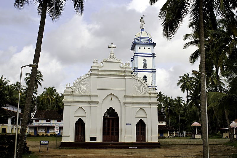 Catholic church in Guruvayur, India