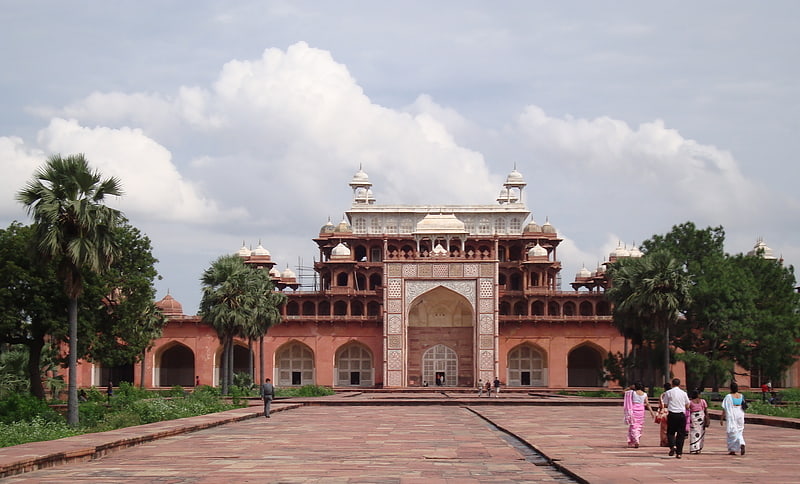 Grabkammer in Agra, Indien