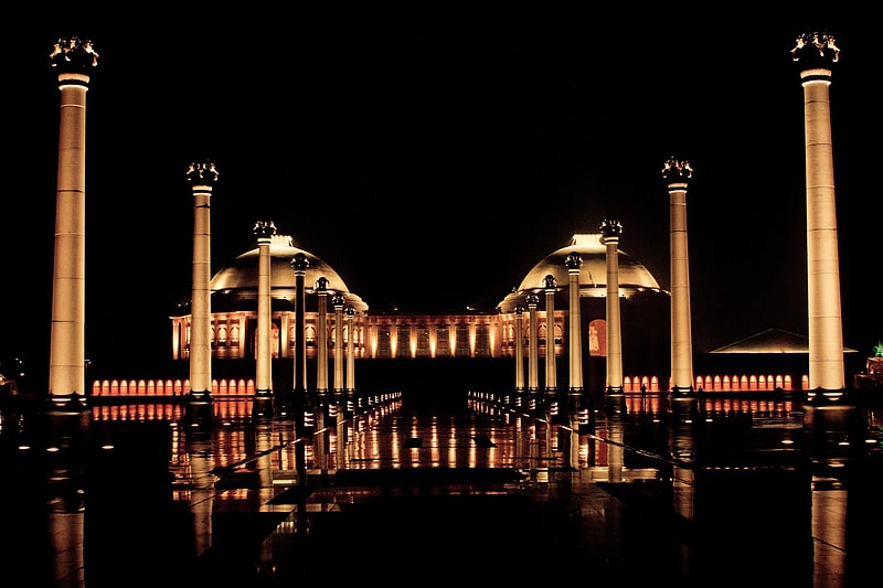 Memorial park in Lucknow, India