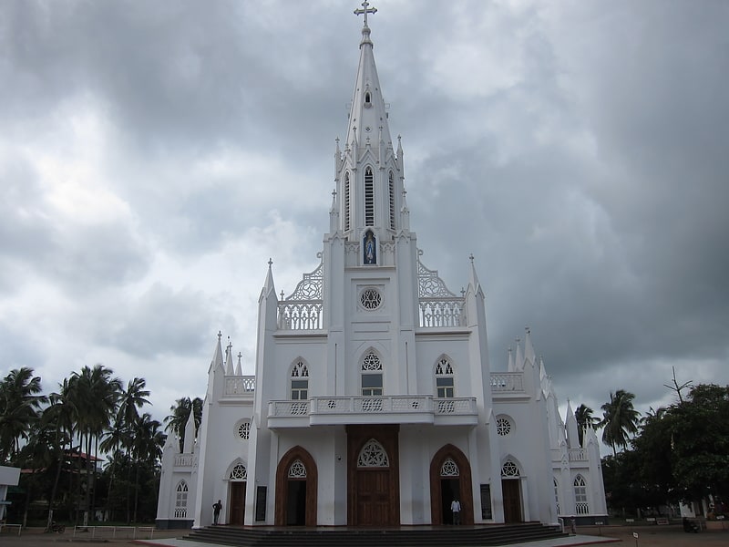 Catholic cathedral in Thrissur, India