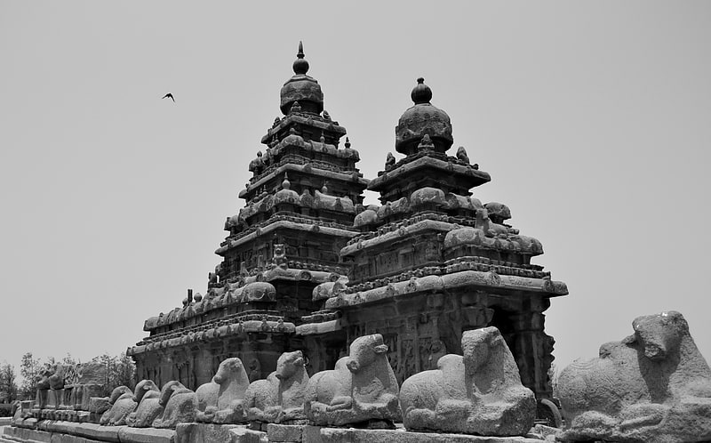 Denkmal, Mamallapuram, Indien