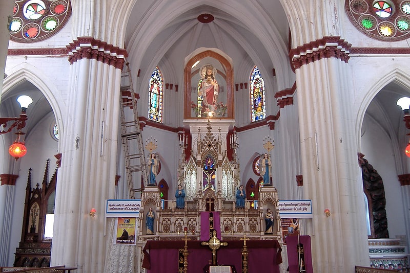 Basilica in Pondicherry, India