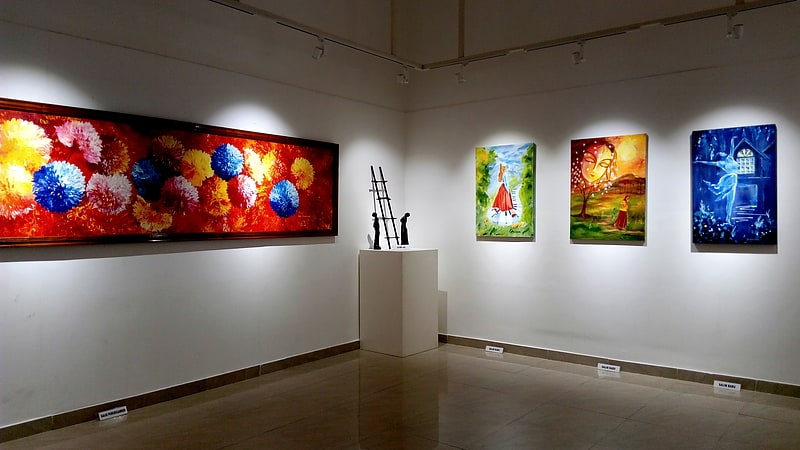 Art gallery in Kollam, India
