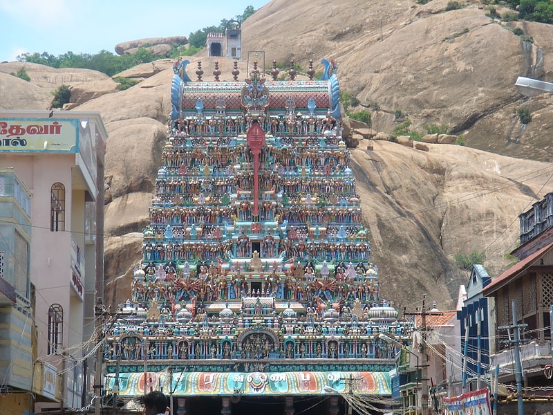 Hindu temple in Thiruparankundram, India
