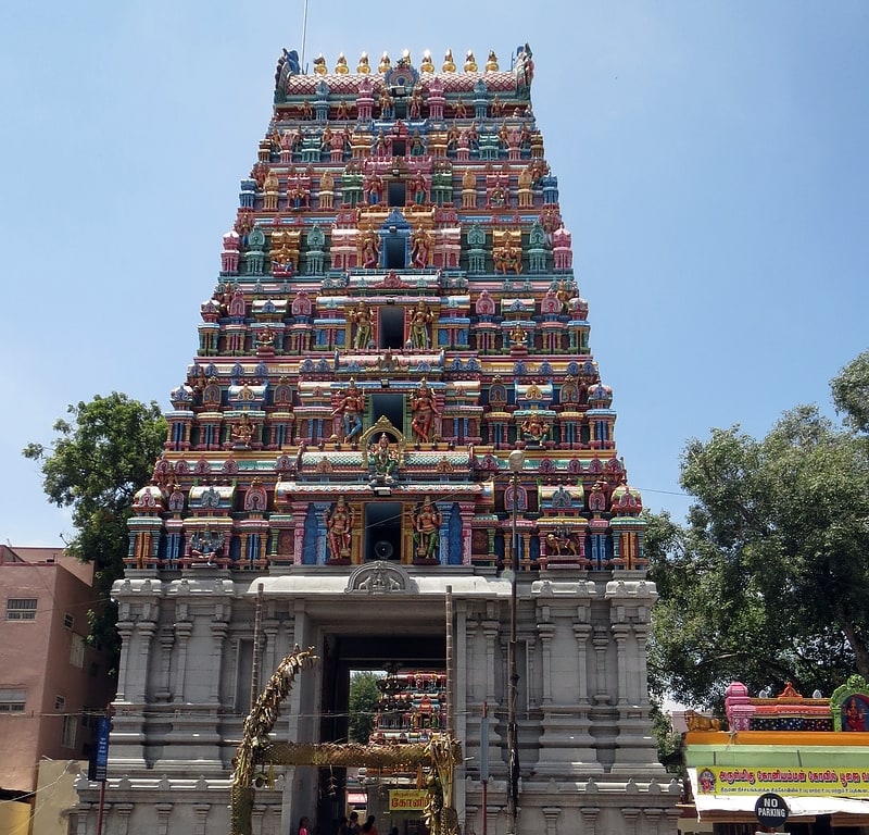 Hindu temple in Coimbatore, India