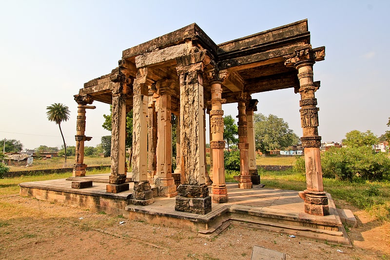 Jain temple in the Khajuraho Group of Monuments, India