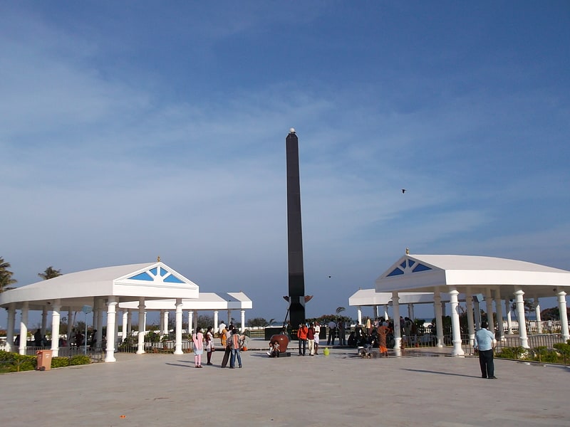 Memorial park in Chennai, India