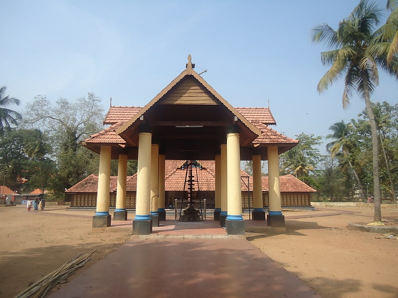 Hindu temple in Kochi, India