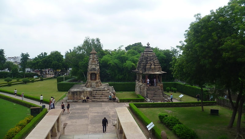 Hindu temple in the Khajuraho Group of Monuments, India