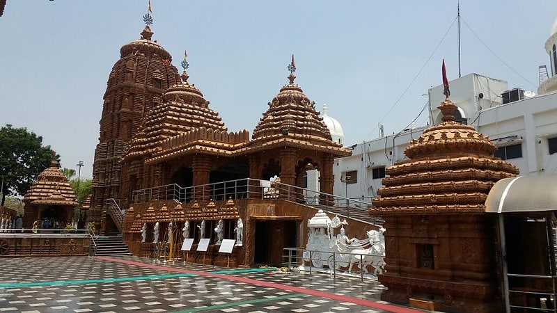 Hindu temple in Hyderabad, India