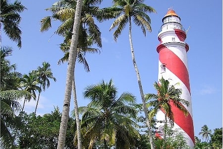 Lighthouse in Kollam, India