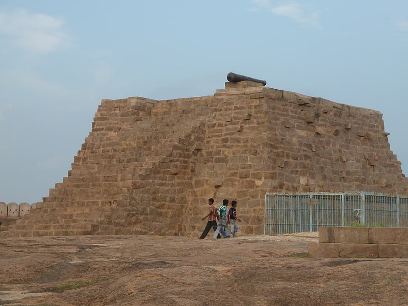 Fortress in Thirumayam, India