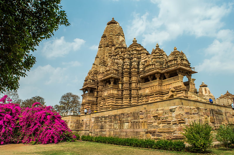 Hindutempel in Khajuraho, Indien