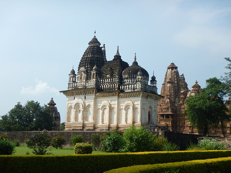 Hindu temple in the Khajuraho Group of Monuments, India