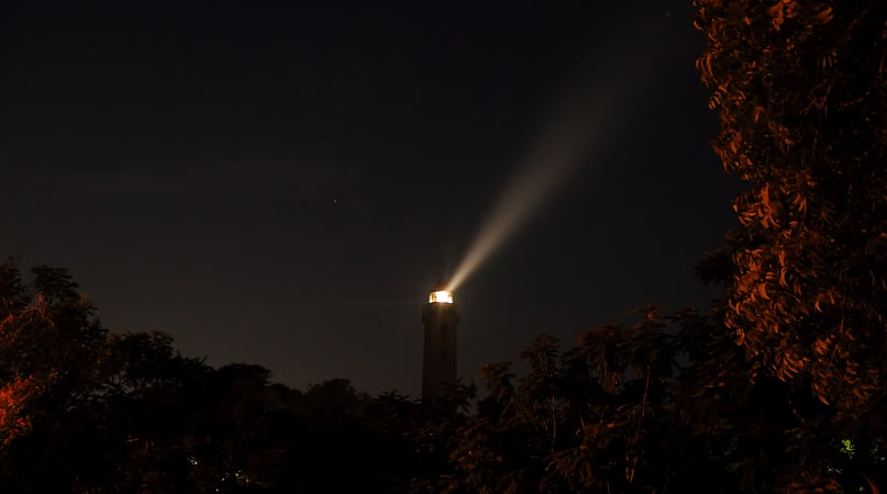 Lighthouse in Mahabalipuram, India