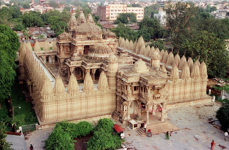 Jain temple in Ahmedabad, India