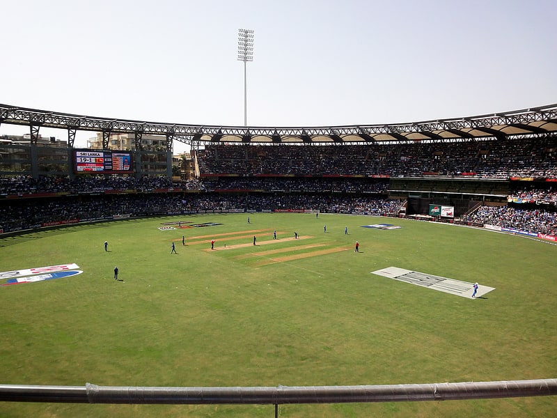 Cricket stadium in Mumbai, India