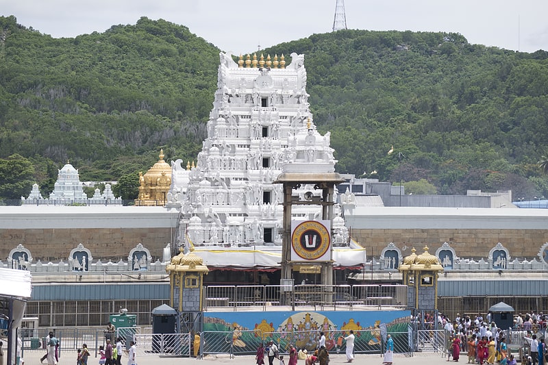 Świątynia w Tirupati, Indie