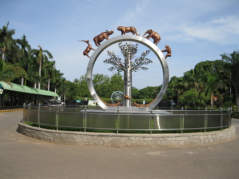 Ogród zoologiczny, Hajdarabad, Indie