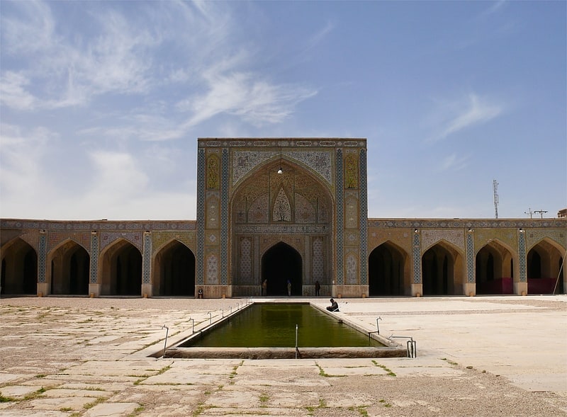 Historische Moschee mit kunstvollen Kacheln