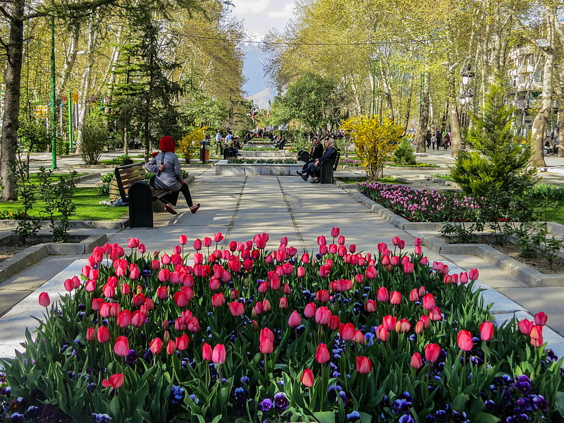 City park in Tehran, Iran