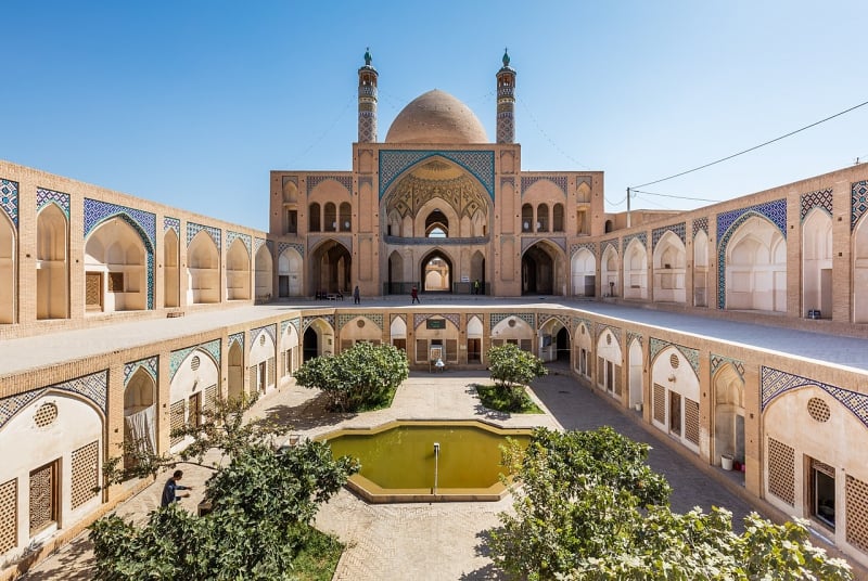 Mosque in Kashan, Iran
