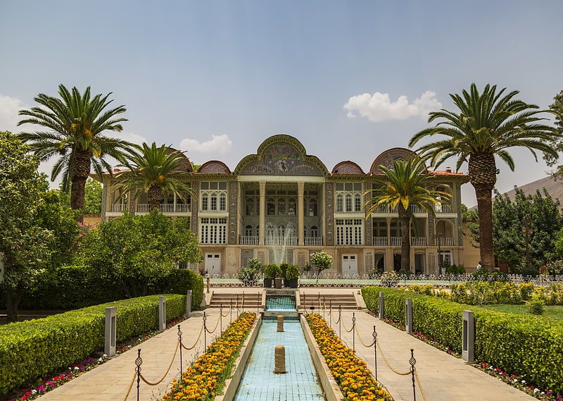 Jardín botánico en Shiraz, Irán