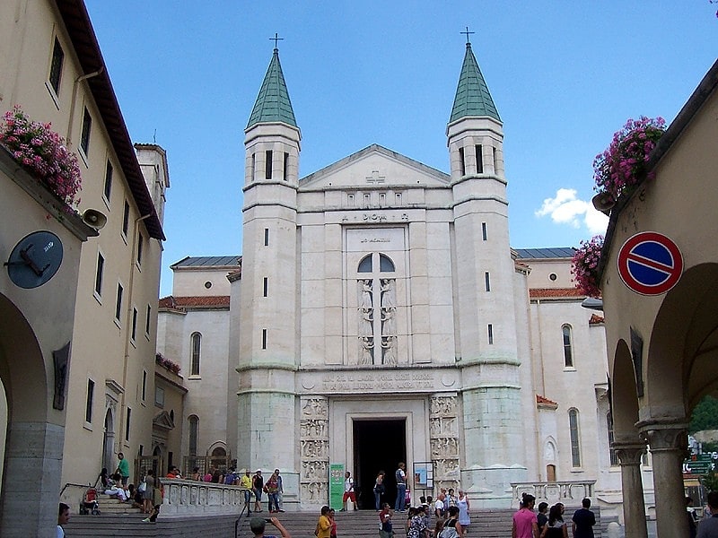 Basílica en Cascia, Italia
