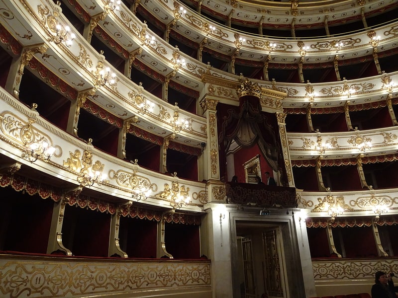 Opera house in Parma, Italy