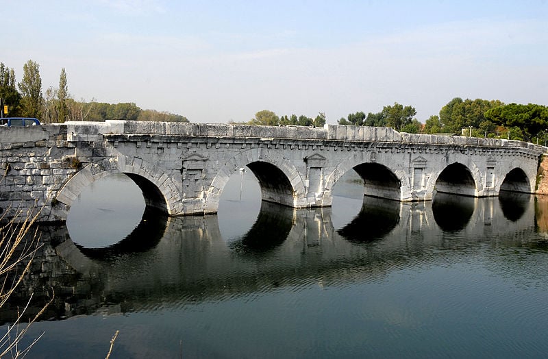 Most w Rimini, Włochy