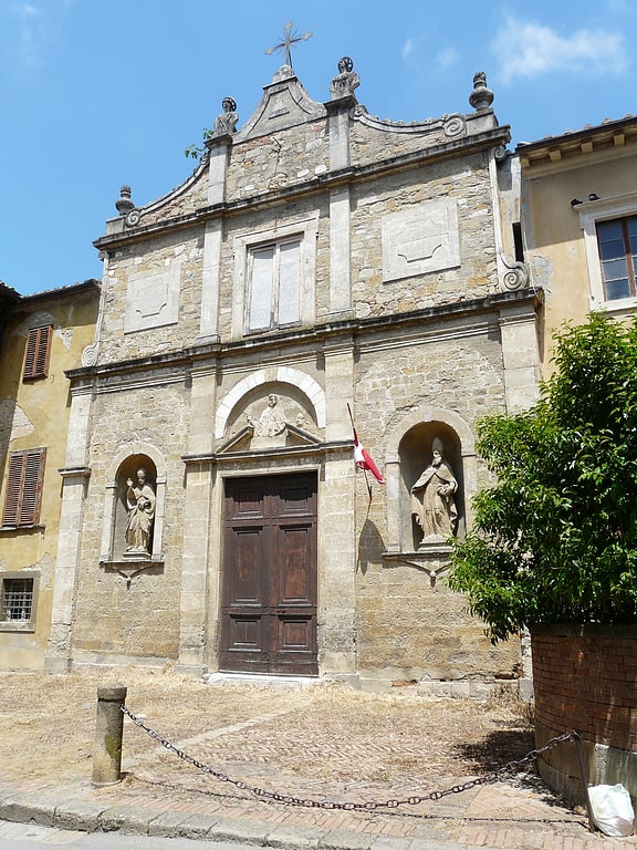 Catholic church in Volterra, Italy
