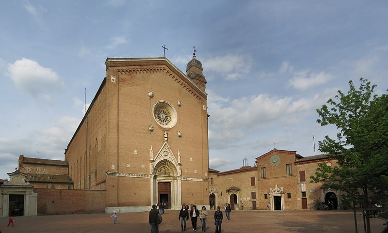Basilique à Sienne, Italie