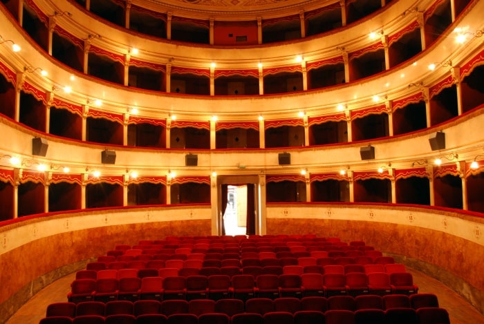 Theatre in Sansepolcro, Italy