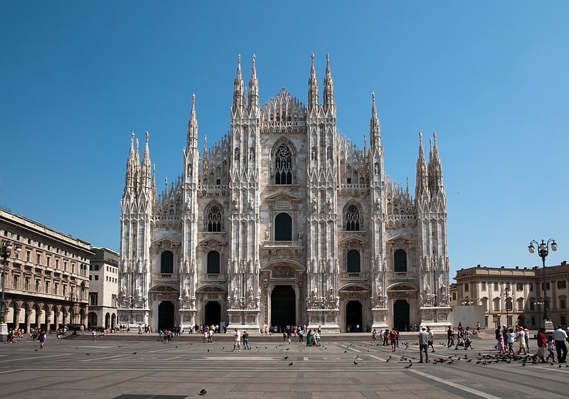 Catedral en Milán, Italia