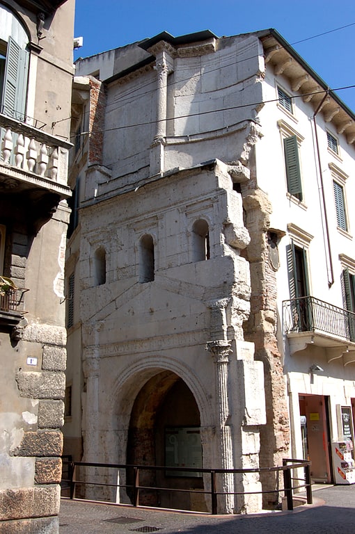 Historical landmark in Verona, Italy