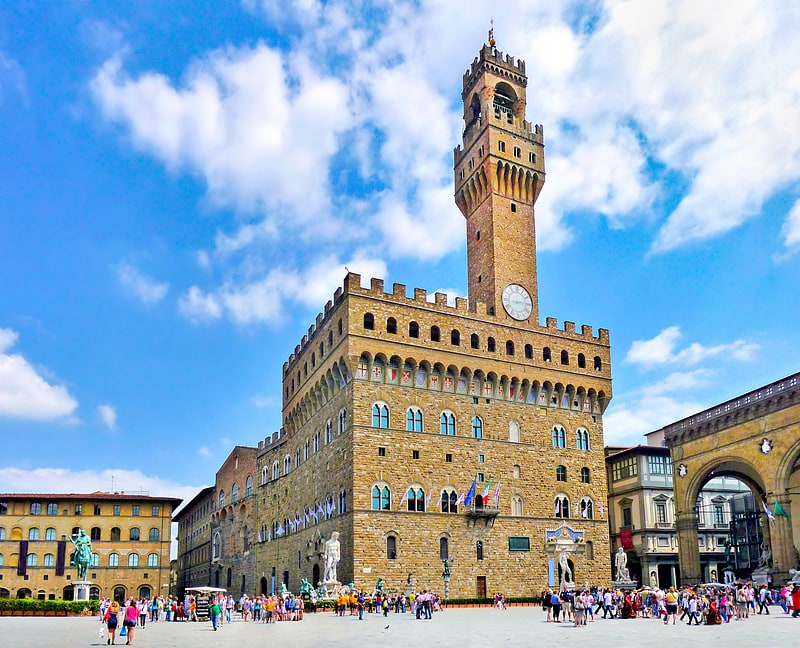 Rathaus in Florenz, Italien