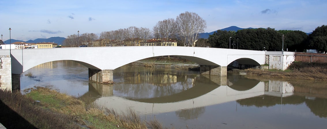 Arch bridge in Pisa, Italy
