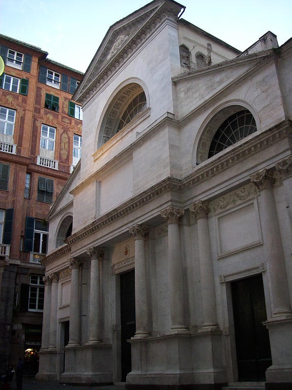 Basilica in Genoa, Italy