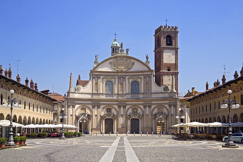 Cathedral in Vigevano, Italy