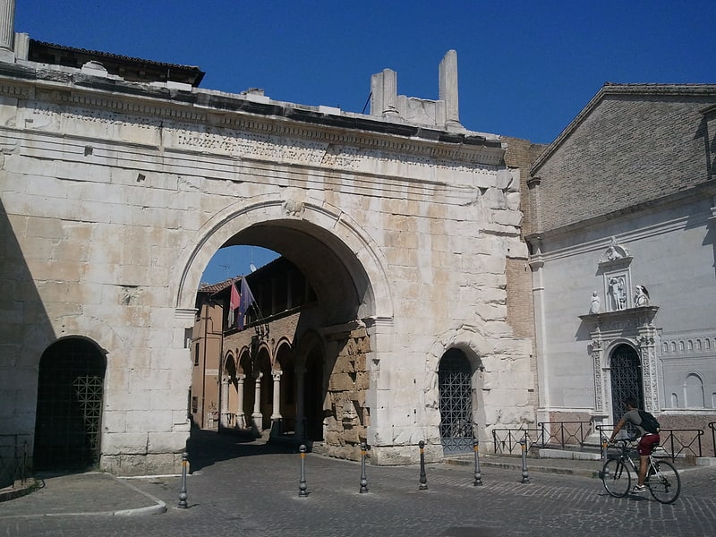 Site historique à Fano, Italie