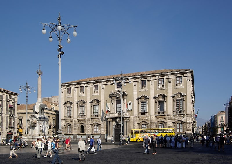 Plaza in Catania, Italy
