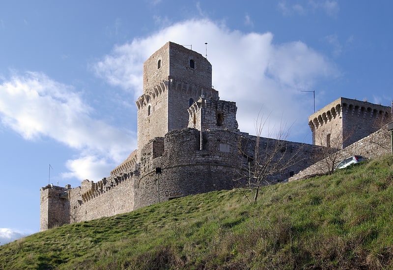 Festung in Assisi, Italien