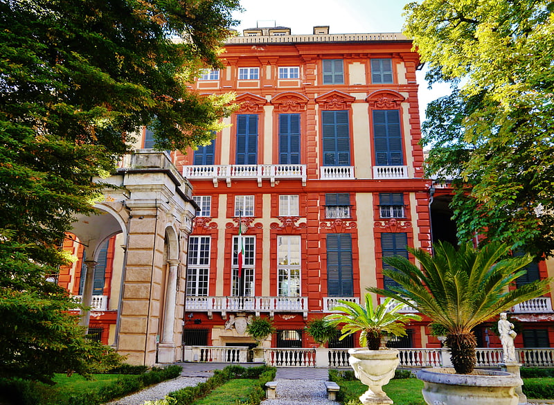Palast in Genua, Italien